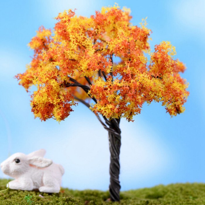 

UP75 Miniatures - Terrariums - Fairy Garden - Tree Motif_6 (Maple Tree) STOK TERBATAS