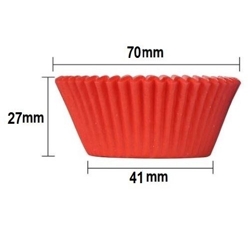 

TI501 Solid Color Cupcake Liner 70x41x27mm (100pcs) PROMO