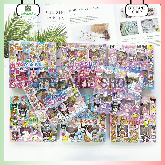 

NEW Sticker / stiker sanrio box isi 100 aesthetic