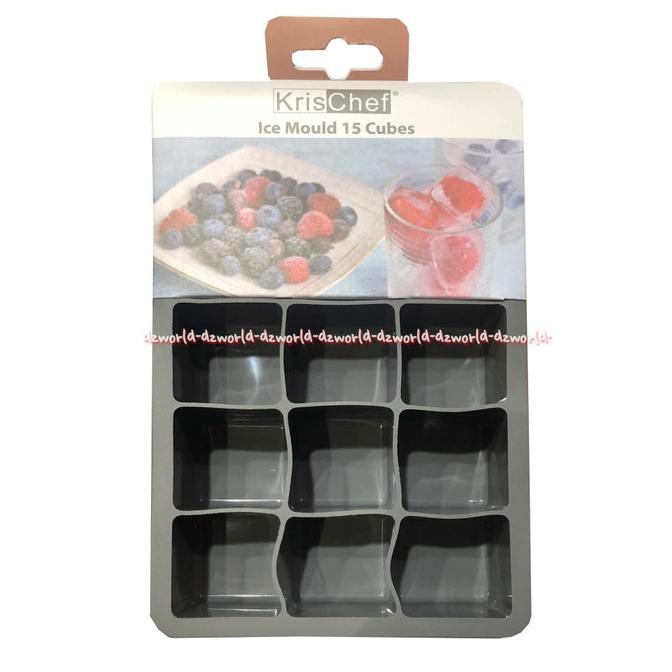 

Krischef Ice Mould 15 Cubes Alat Cetakan Es Batu Bentuk Kubus 15 Cetak