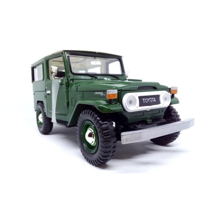 Diecast Miniatur Mobil Jeep Hardtop Toyota Land Cruiser Fj40 Hijau GAM