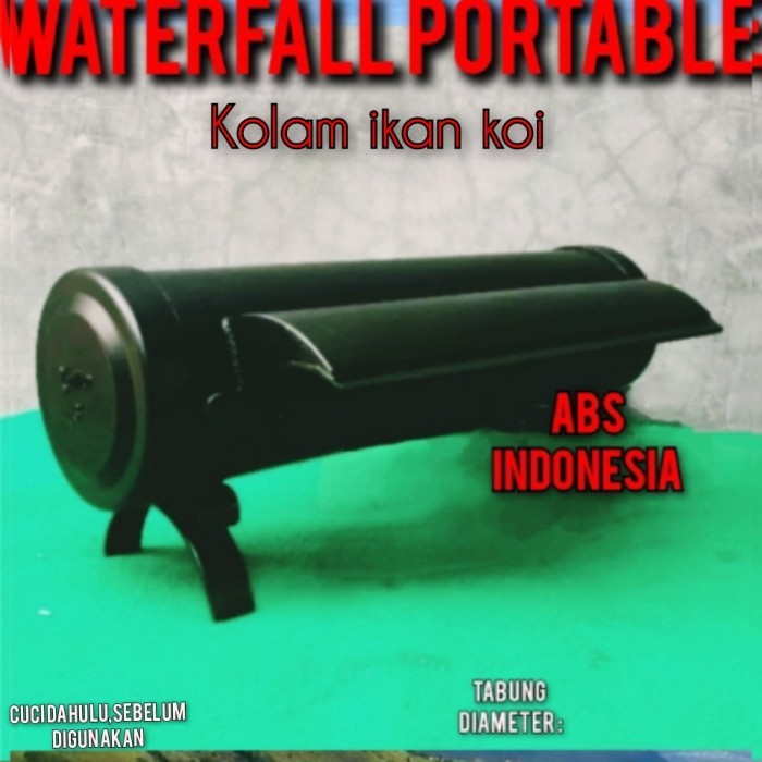 

waterfall portabel 40 cm gratis dudukan & bubble wrap