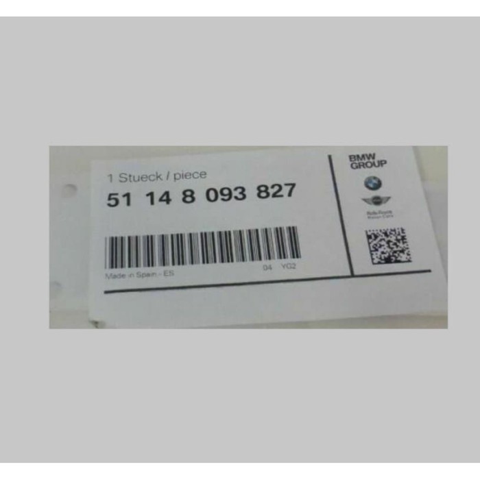 Bmw G05 X5 Cerium Grey Badge Emblem Logo Bagasi Belakang 51148093827