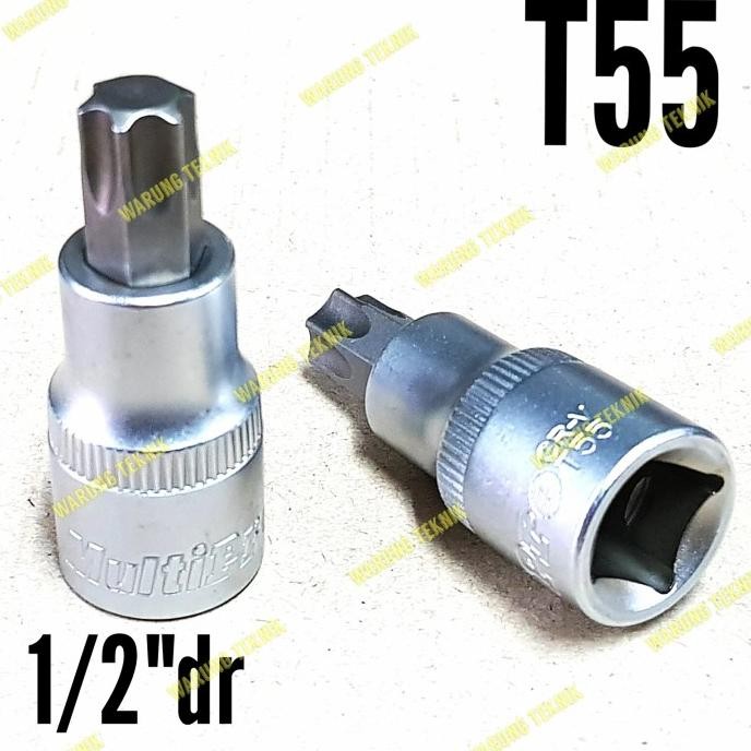 Kunci Sok Bintang Bit Socket Torx T55 T 55 Restock