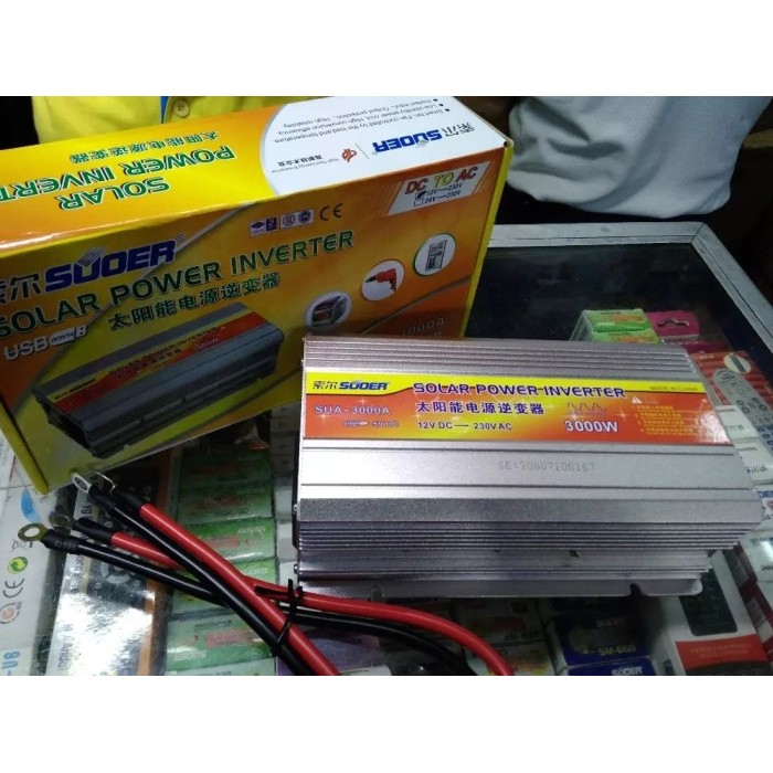 Power Inverter 3000 Watt 12V High Quality Inverter 3000watt Merk Suoer