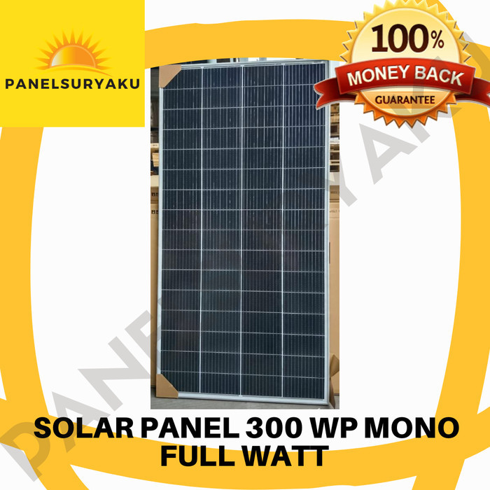 NEW SOLAR PANEL SURYA SOLAR CELL MODULE 300 WP 300 WATT MONO MAYSUN PROMO