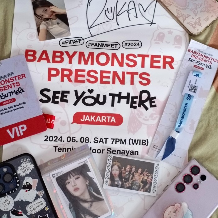 

TERBARU - BABY MONSTER POSTER SIGN RUKA