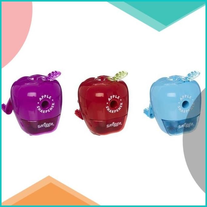 

READY Smiggle Wind Up Apple Sharpener / Rautan Smiggle Manual 11OKTZ4