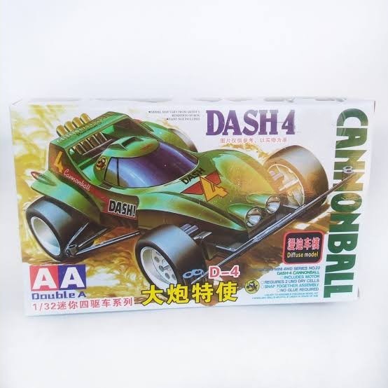 Tamiya Mini 4WD Merk AA Dash 4 Cannon Ball