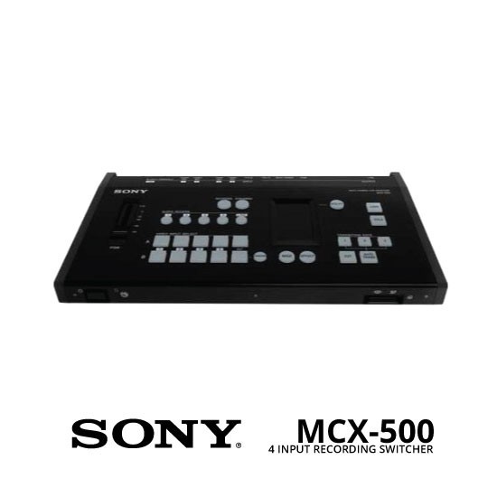Sony MCX-500 4-input Production Streaming / Recording Switcher Resmi