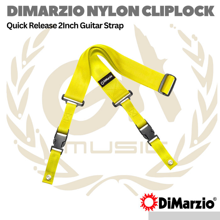 DiMarzio DD2200 Nylon ClipLock Quick Release 2Inch Guitar Strap