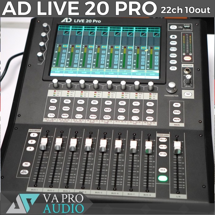 Mixer digital AD20 PRO AD live 20 PRO 22ch 10out AES ebu