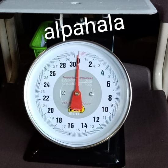 Timbangan jarum 30kg piring datar