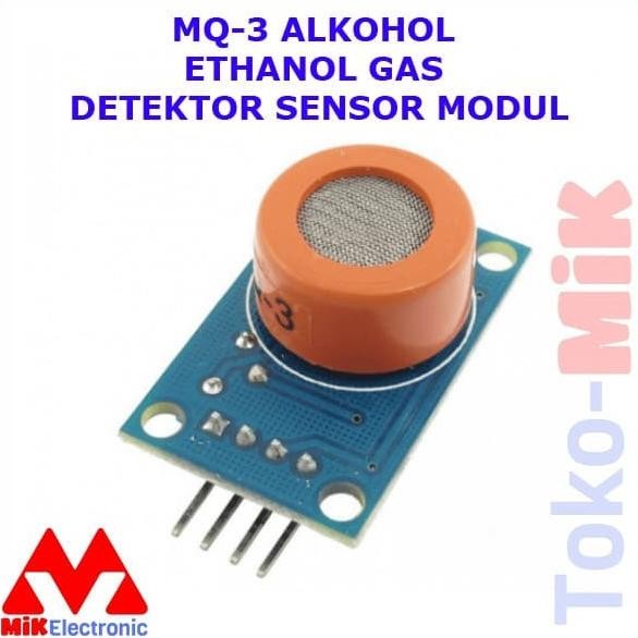 Baru MQ-3 MQ3 ETANOL ETHANOL GAS DETEKTOR SENSOR MODUL tokmi99