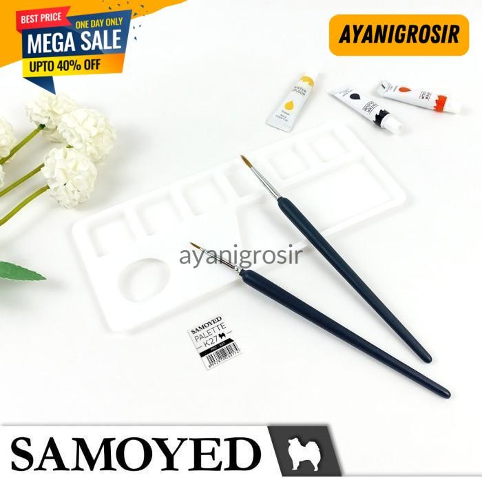 

TERLARIS PALET LUKIS / CAT / PAINTING / PAINTER'S PALETTE SAMOYED PPLT-K27 BY AYANI GROSIR !!