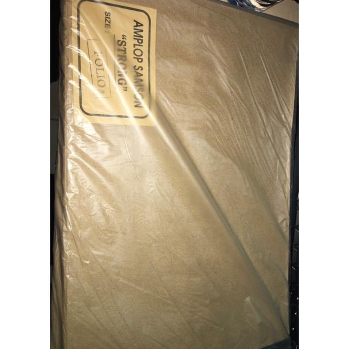 

TERBARU AMPLOP COKLAT FOLIO F4 MR / AMPLOP COKELAT UK. F4 100PCS