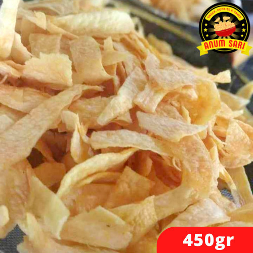 

STOK TERBATAS Mangleng Keripik Singkong Asin Original - Anum Sari