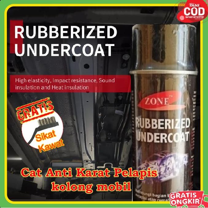 Cat Anti Karat Pelapis Kolong Mobil Flinkote Rubberized Undercoat Baru