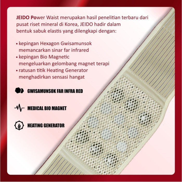 Korset Terapi Korea Jeido Power Bio Magnetic Gwisamunsok Original