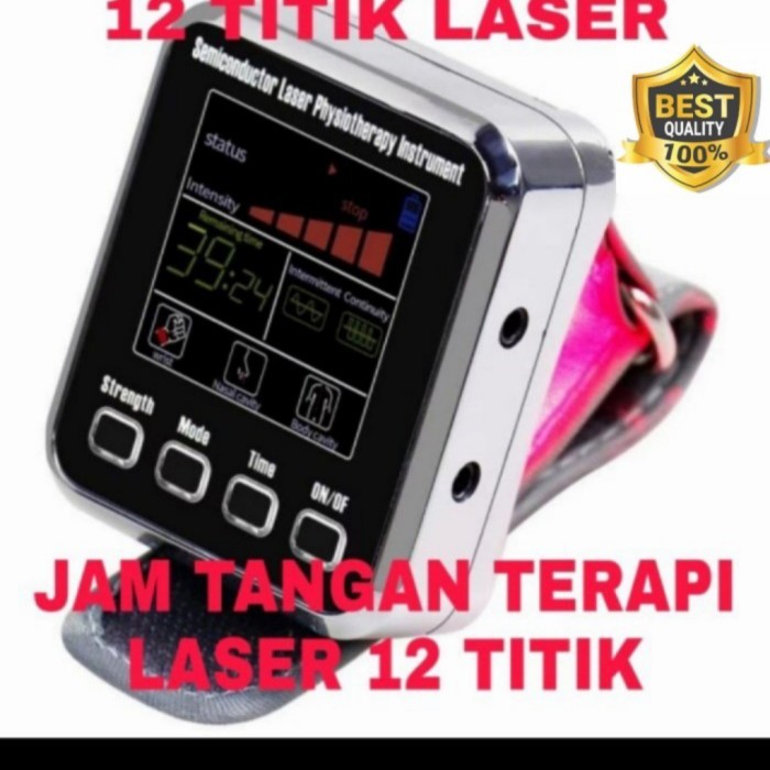 Jam Laser Kesehatan 12 / 7 / 5 Titik Dr Terapi Laser Diabetes Jantung