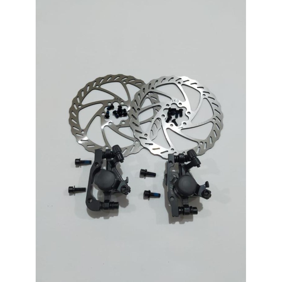 Rem Cakram Mekanik Cstar Disc Brake Sepeda 1 Set Kampas Bulat 6 Bolt Terbaik