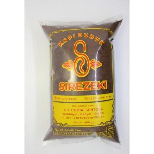 

Ready Kopi Bubuk Gresik 400 Gram