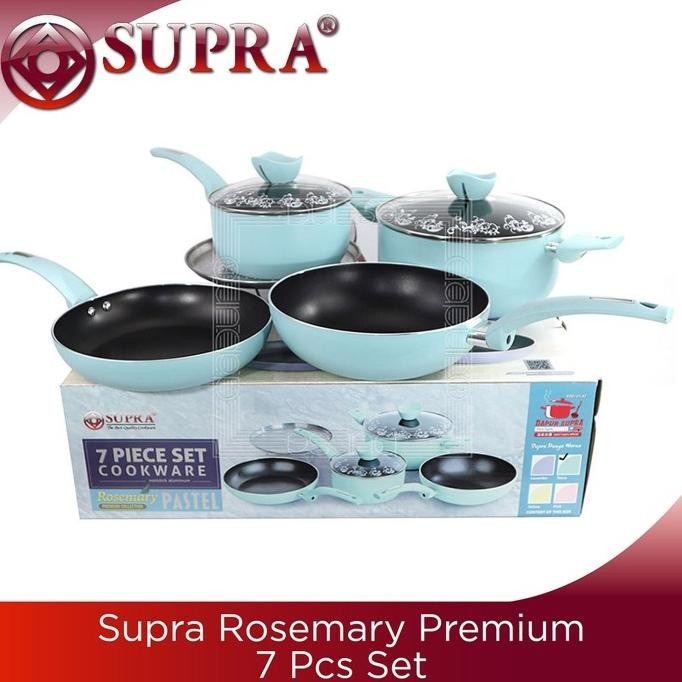 Panci Set 7 Pcs Supra Chef Renata Moeloek I Cookware 7 piece Renatta