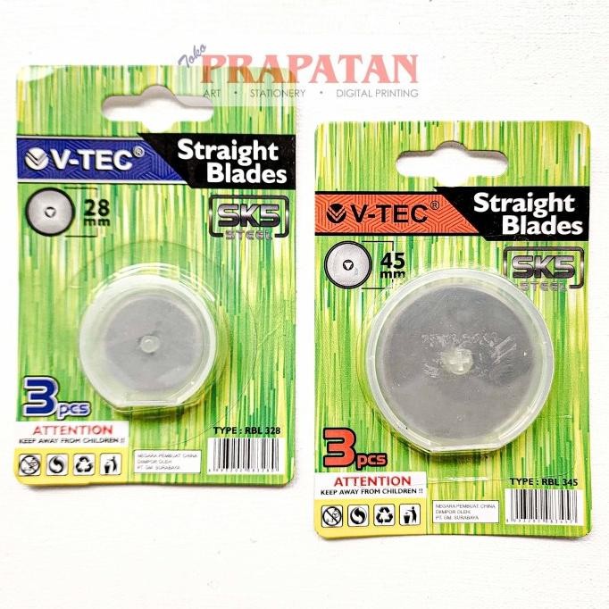 

Premium Quality V-TEC Rotary Cutter Refill RC-RBL | Pemotong Putar
