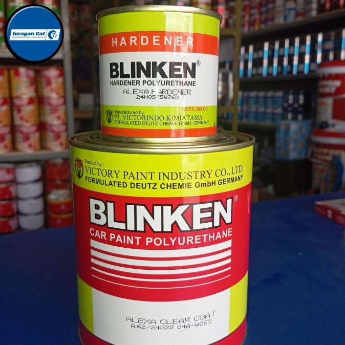 Blinken Polyurethane Alexa Clear Coat Mobil Dan Hardener Terbaik Ready