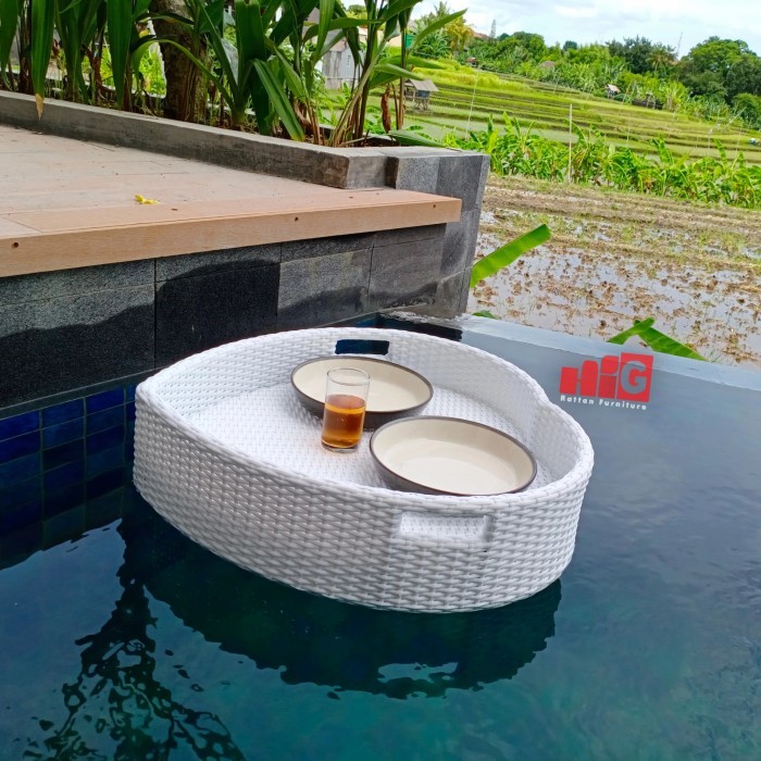 Valentine Floating Tray Floating Breakfast Tray Tray Villa Bali