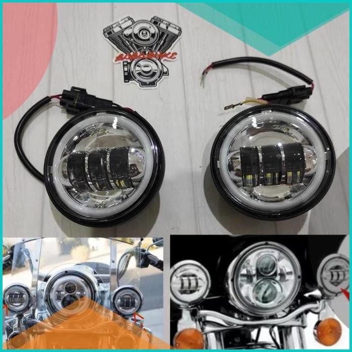 daymaker 4.5 inch ring DRL chrome harley daymaker 4.5 motor custom 11O