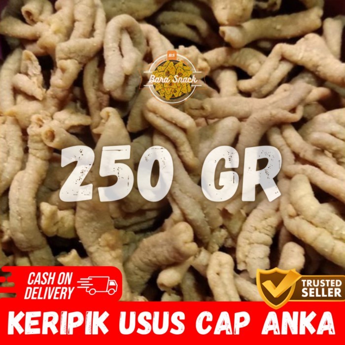 

CUCI GUDANG [ 250gr ] Keripik Usus Cap Anka Premium / Usus Ayam Gurih & Crispy