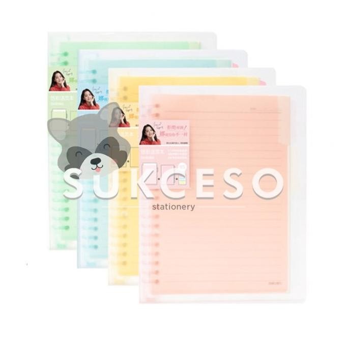 

Sale Deli File Binder Qh - B5 60 Lembar / Loose Leaf Buku Binder Transparan
