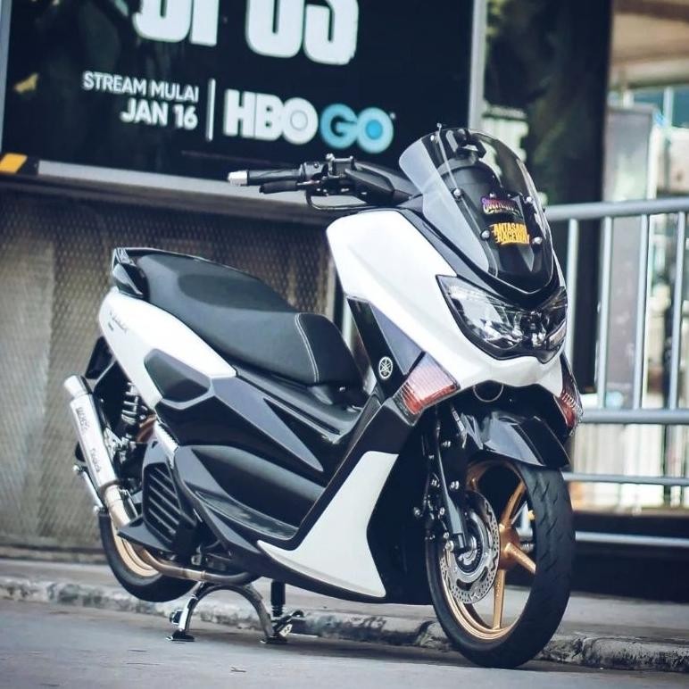 Murah Winshield Nmax Old Model Thailand. Visor Kaca Depan Nmax Lama Typethailand.Tebal 4Mili -Dunia 