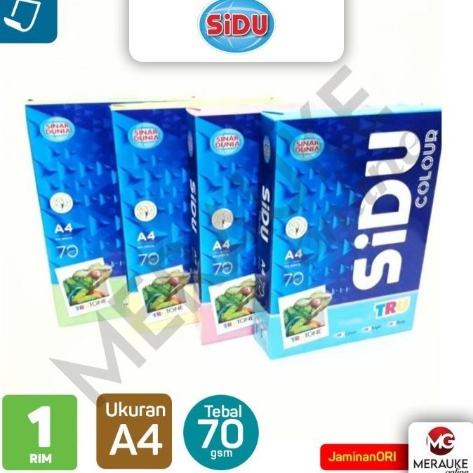 

Sale Kertas Hvs Sidu Warna A4 70 Gsm