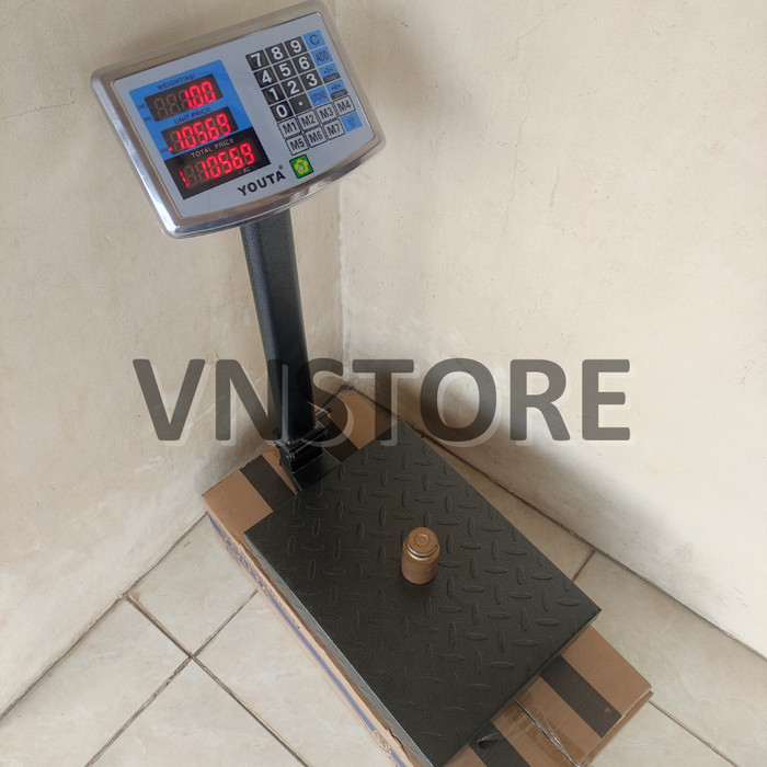 Timbangan Duduk Digital Youta 150Kg Timbangan Barang Plat 30 X 40Cm
