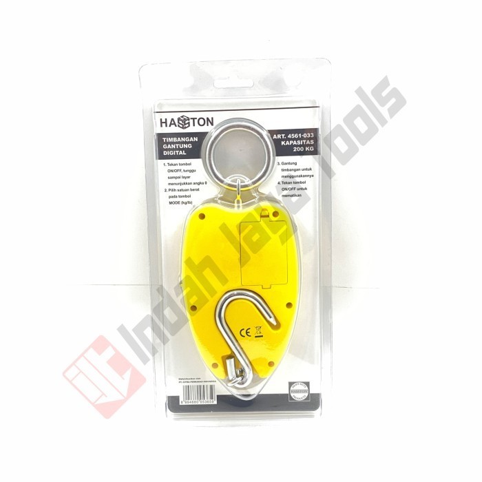 Hasston 4561-033 Timbangan Gantung Digital 200 Kg - Koper Buah Best