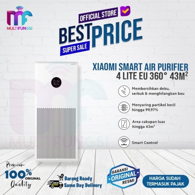 

Xiaomi Smart Air Purifier 4 Lite EU 360 43m - White Garansi Resmi