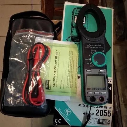 Kyoritsu 2055 Digital Clamp Meter Tang Ampere AC/DC 1000A Kyoritsu2055