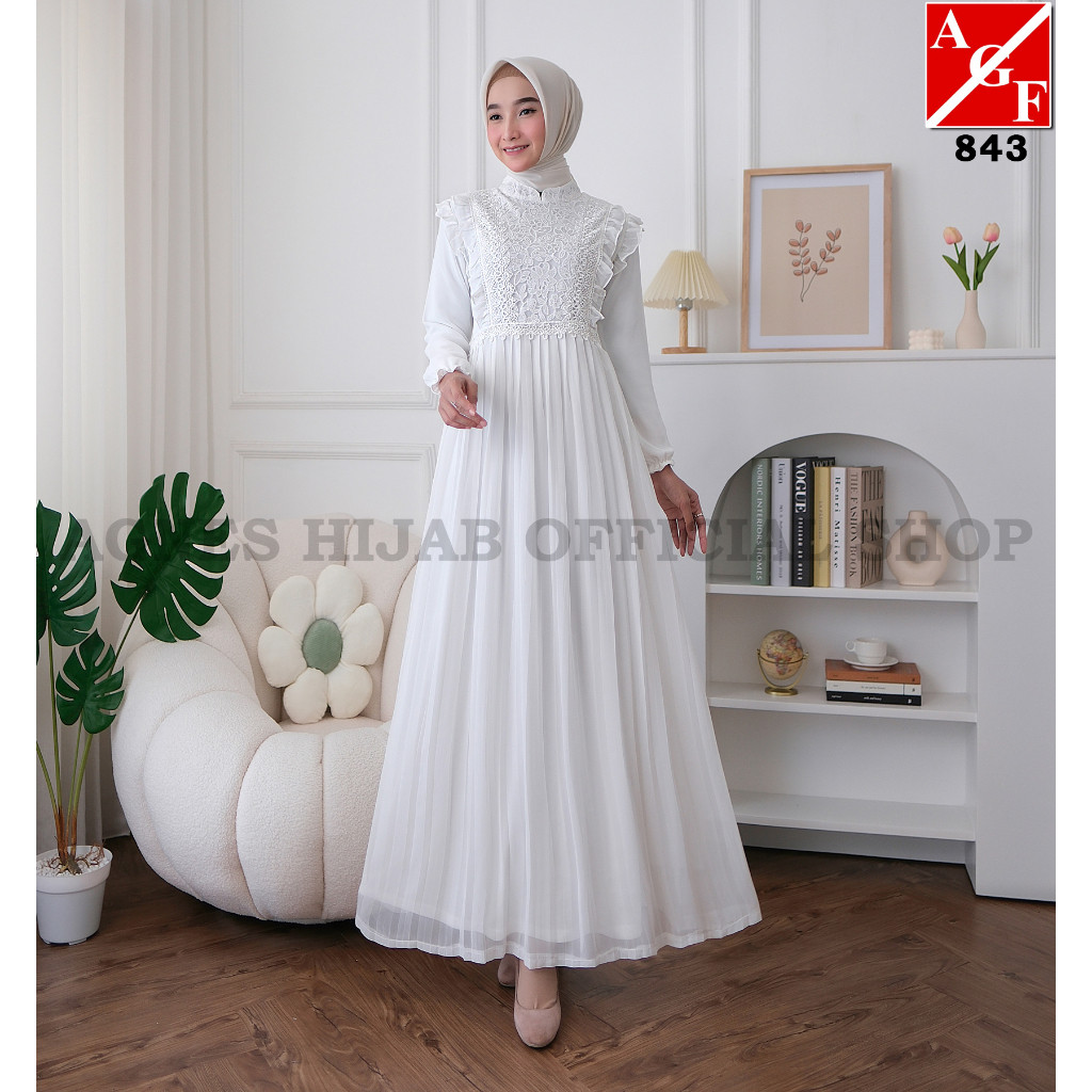 Premium Import Gamis Cewek Model Mewah Dres Syari Kondangan Dress Jumbo Muslimah Gamis Terbaru 2025 