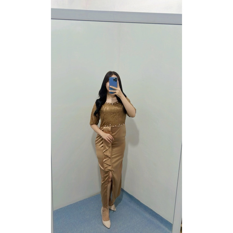 Dress Natal 2024 Dresss Misa Dreaa Pesta Bukat Natalan Dwrs Pendek Baju Ntal Pakaian Natall Dris Per