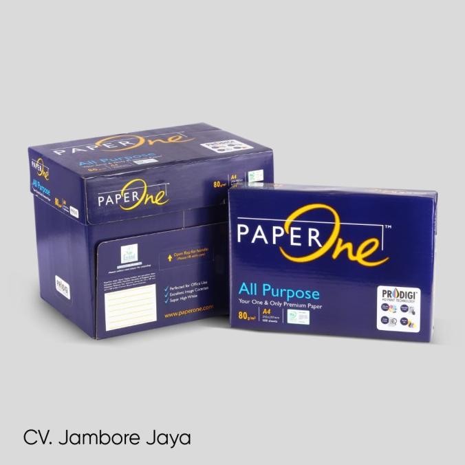 

Sale Kertas Hvs Paperone 80 Gsm / 80 Gram A4 (21X29,7 Cm)