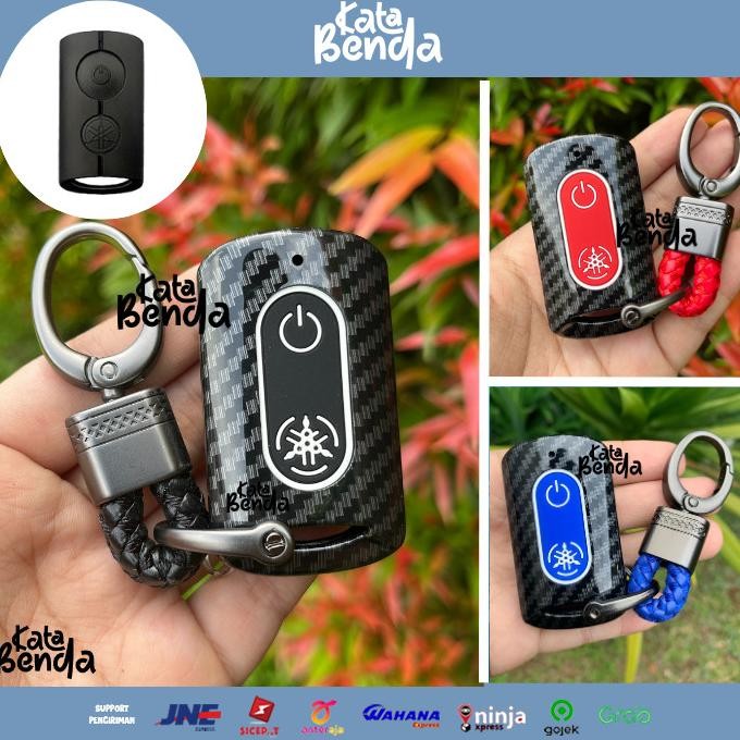 Cover Remote Carbon Yamaha Nmax Aerox Connected Kunci Xmax Keyless