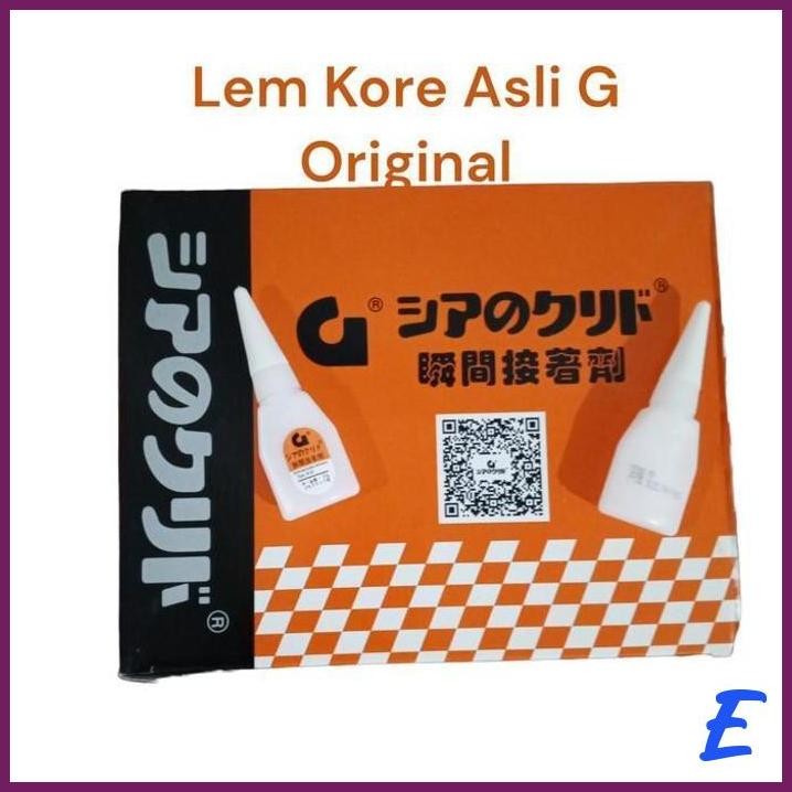 

| MAL | 1PCS LEM KOREA LEM CAIR PEREKAT LEM G ASLI KOREA TIPE BARCOD TERBARU