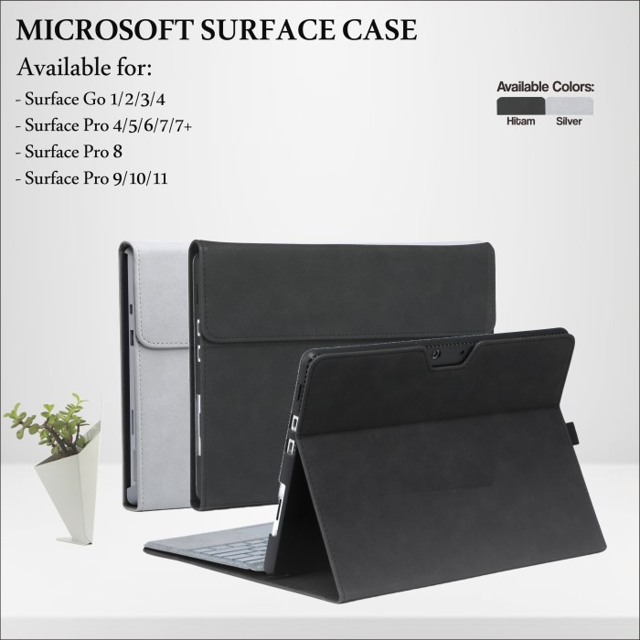 TERMURAH - Case Casing Microsoft Surface Pro 11 10 9 8 7 Plus 6 5 4 Surface Go 4 3 2 1 Flip Cover