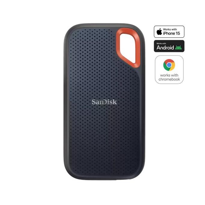 

Sandisk Extreme Portable SSD 2TB E61 USB 3.2 Speeds up to 1050MBs