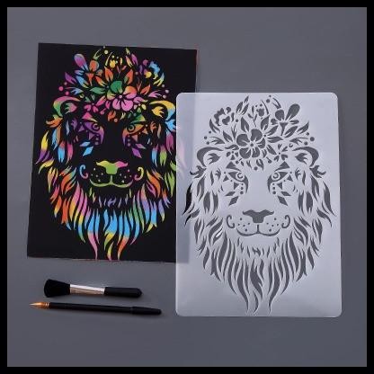 

Cetakan Stensil Lukis Dekor Craft/Pola Melukis Dan Mewarna