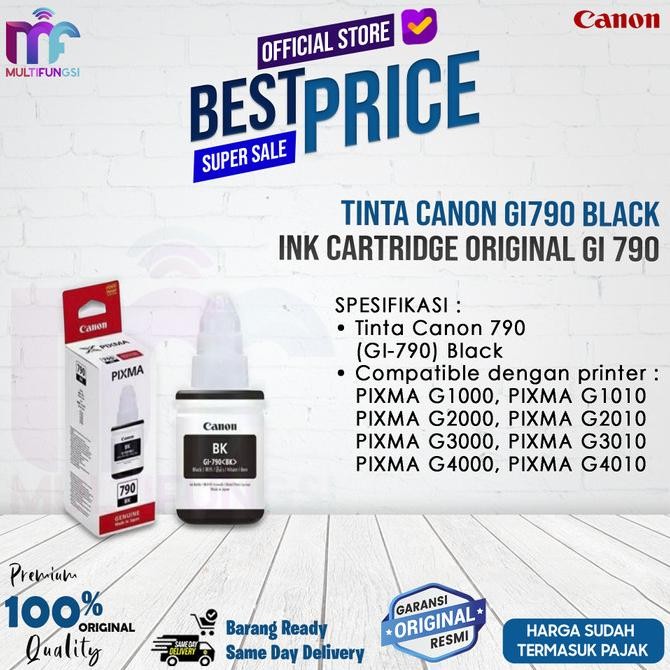 

Tinta Canon GI790 Black Ink Cartridge Original GI 790