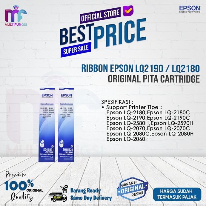 

Ribbon Epson Lq2190 / Lq2180 Original Pita Cartridge