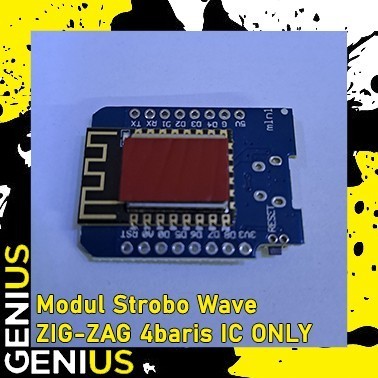 IC MODUL STROBO WAVE KACA ZIGZAG 4 BARIS V2 IC ONLY